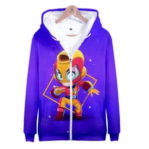 Brawl Stars Zipper-up Hoodie Sweatshirt Max Default