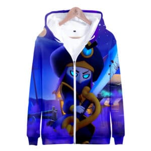 Brawl Stars Zipper-up Sweatshirt Malandro Mortis