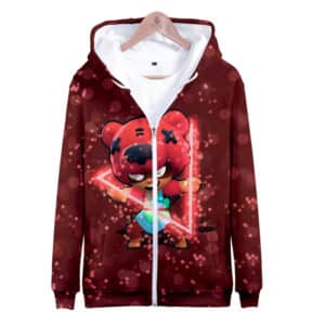 Brawl Stars Zipper-up Hoodie Sweatshirt Nita