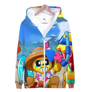 Brawl Stars Zipper-up Hoodie Sweatshirt Poco