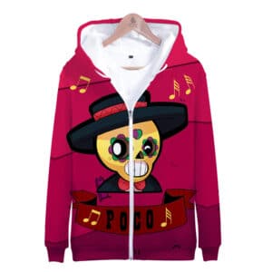Brawl Stars Zipper-up Hoodie Poco Music