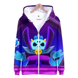 Brawl Stars Zipper-up Sweatshirt Dark Lord Spike