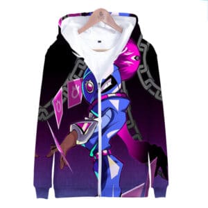 Ninja Tara Brawl Stars Zipper-up Hoodie Sweatshirt