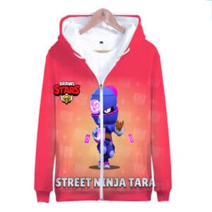 Brawl Stars Zipper-up Hoodie Sweatshirt Tara
