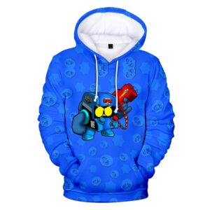 8-bit Brawl Stars Hoodie Sweatshirt Clothes