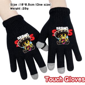 Poco Brawl Stars Full Finger Touch Gloves