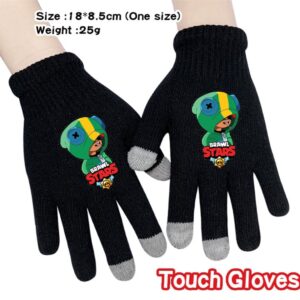 Brawl Stars Full Finger Touch Gloves Leon