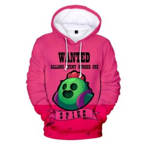 Brawl Stars Spike Warm Hoodie Sweatshirt