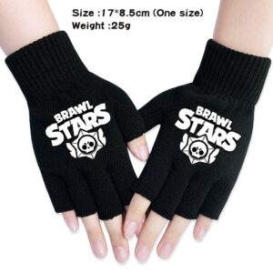 Brawl Stars Warm Half Finger Touch Gloves