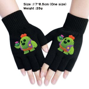 Brawl Stars Half Finger Touch Gloves Spike