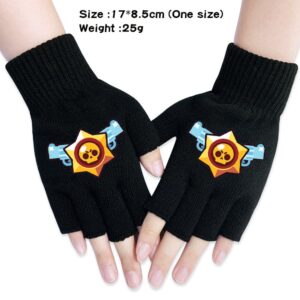 Half Finger Touch Gloves Brawl Stars
