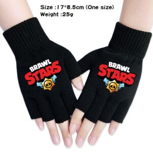 Half Finger Brawl Stars Touch Gloves