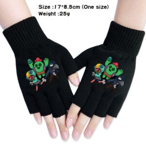Brawl Stars Half Finger Gloves Spike Leon Crow