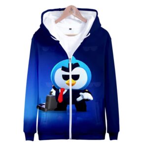 Agent P Brawl Stars Zipper-up Hoodie Sweatshirt