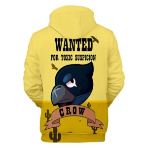 Brawl Stars Hoodie Sweatshirts Crow Wanted