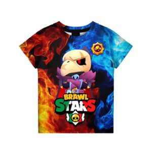 Brawl Stars Skull Crow T-Shirt Extra Toxic