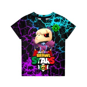Brawl Stars Skull Crow T-Shirt Slowing Toxin