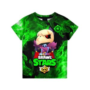 Brawl Stars Skull Crow T-Shirt Tees Defense Booster