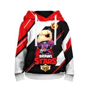 Brawl Stars Hoodie Sweatshirt Crow Skull Raven