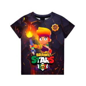 Amber Brawl Stars T-Shirt Tees Scorchin’ Siphon