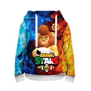 Brawl Stars Hoodie Sweatshirt Lion Bull Tough Guy