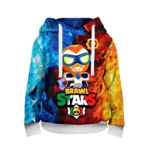 Brawl Stars Motoqueiro Carl Hoodie Power Throw