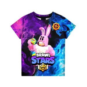 Brawl Stars Bunny Grom T-Shirt Tees Power X-Factor