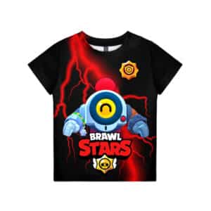 Brawl Stars T-Shirt Tees Nani Power Tempered Steel
