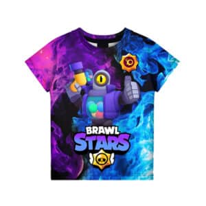 Brawl Stars T-Shirt Tees Default Rico Super Bouncy