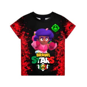 Rosa Brawl Stars T-Shirt Gadgets Unfriendly Bushes