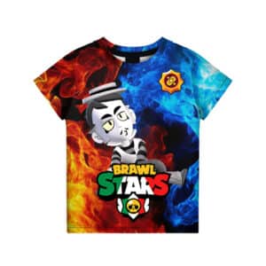 Brawl-Stars-T-shirt-Tees-Gray