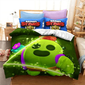 Brawl-Stars-Bedding-Set-Anime-Duvet-Cover-Quilt-Cover-Pillowcase-Double-Size-Kids-Bedroom