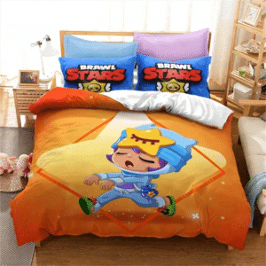 Brawl-Stars-Bedding-Set-Anime-Duvet-Cover-Quilt-Cover-Pillowcase-Double-Size-Kids-Bedroom