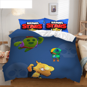 Brawl-Stars-Bedding-Set-Anime-Duvet-Cover-Quilt-Cover-Pillowcase-Double-Size-Kids-Bedroom