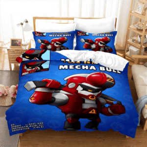 Brawl-Stars-Bedding-Set-Anime-Duvet-Cover-Quilt-Cover-Pillowcase-Double-Size-Kids-Bedroom