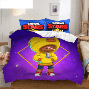 Brawl-Stars-Bedding-Set-Anime-Duvet-Cover-Quilt-Cover-Pillowcase-Double-Size-Kids-Bedroom
