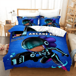 Brawl-Stars-Bedding-Set-Anime-Duvet-Cover-Quilt-Cover-Pillowcase-Double-Size-Kids-Bedroom