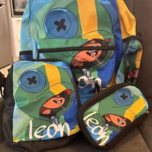 Leon Brawl Stars Backpack Rucksack Set
