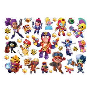 Brawl Stars Tattoo Stickers